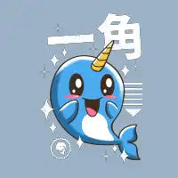 Kawaii Narwhal - design