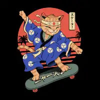 Meowster Cat Skater - design