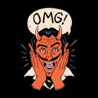 OMG Satan! T-Shirt - design