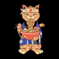 Ramen Meowster Cat Standing - design