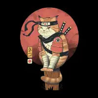 Shinobi Cat T-Shirt - design