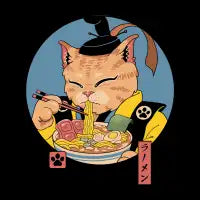 Shogun Ramen Cat - design