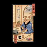 Tea Cat Meowster - design