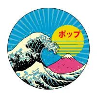 The Great Pop Wave Front and Back Print - design