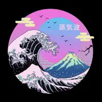 The Great Vaporwave Front Print - design