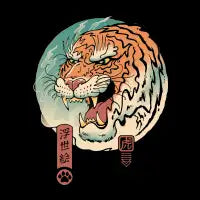 Tiger Ukiyo-e - design