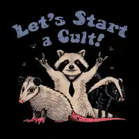 Trash Cult Raccoon Possum - design