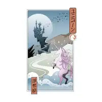 Unicorn Ukiyo-e - design