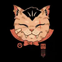 Vampire Meowster T-Shirt - design