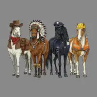 The Four Horsemen of the YMCA - design