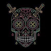SUGARSKULL LINE T-Shirt - design