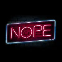 Nope - Neon Lights - design