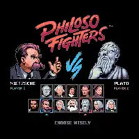 Philoso Fighters Funny Arcade Game Characters - design