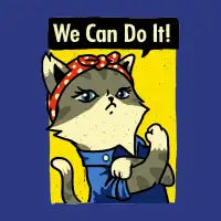 Purrsist! We Can Do It! T-Shirt - design