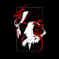 Impaled Feline T-Shirt - design