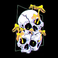Overgrown with CMYKshrooms - design