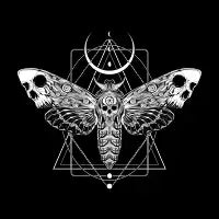 Surreal Death Moth - design