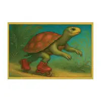 The Speedster - Turtle on Rollerblades - design