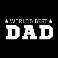Best Dad White - design