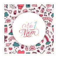 Number One Mom Background - design