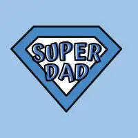 Super Dad Blue - design