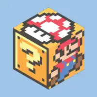 Isometric Mario Cube - design