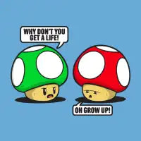 Mario Mushrooms T-Shirt - design