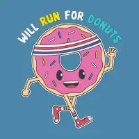 Will Run For Donuts - design