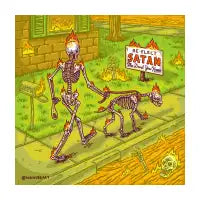 Vote for Satan - design