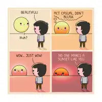 Blushing Sun - design