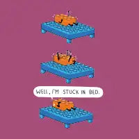 Stuck in bed - design