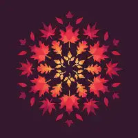 Autumn Sunburst - design