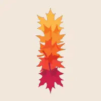Falling Maple : Warm - design