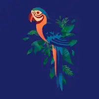 Macaw Silhouette 2 - design