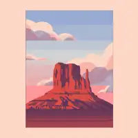 Monument Valley Sunset - design