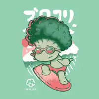 Broccoli Surfer - design