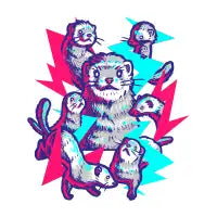 Curious Ferrets - design