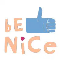 Be Nice (Do Good) - Peach Edition - design