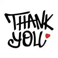 Thank you (Black Design) - design