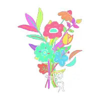 Neon Wildflowers - design