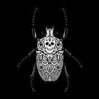 Goth Skull Beetle - design