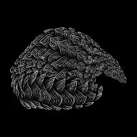 Shy Pangolin T-Shirt - design