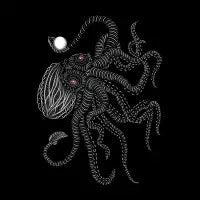 Squid with Pearl T-Shirt - design