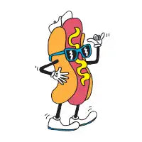 Hot Doggin' - design