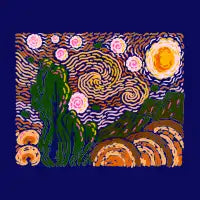 Ramen Starry Night - design