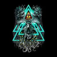 Cthulhu illuminati evil monster  (Winya No. 186) - design