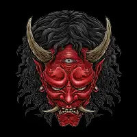 Winya No. 146 Hannya mask - design