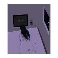 Netflix & Chill Fine Art Print - design
