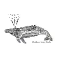 Basic Humpback Star Whale - design