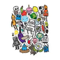 Many Colorful Friends - design